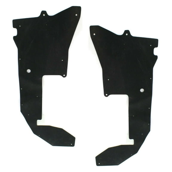 DAMAIJOY Left & Right Side Engine Splash Shield for Nissan for Frontier Base 1998 2002-2003 & SE 1998-2000 & XE 1998-2004 Crew Cab Extended Set of 2 NI1228110 648363S500