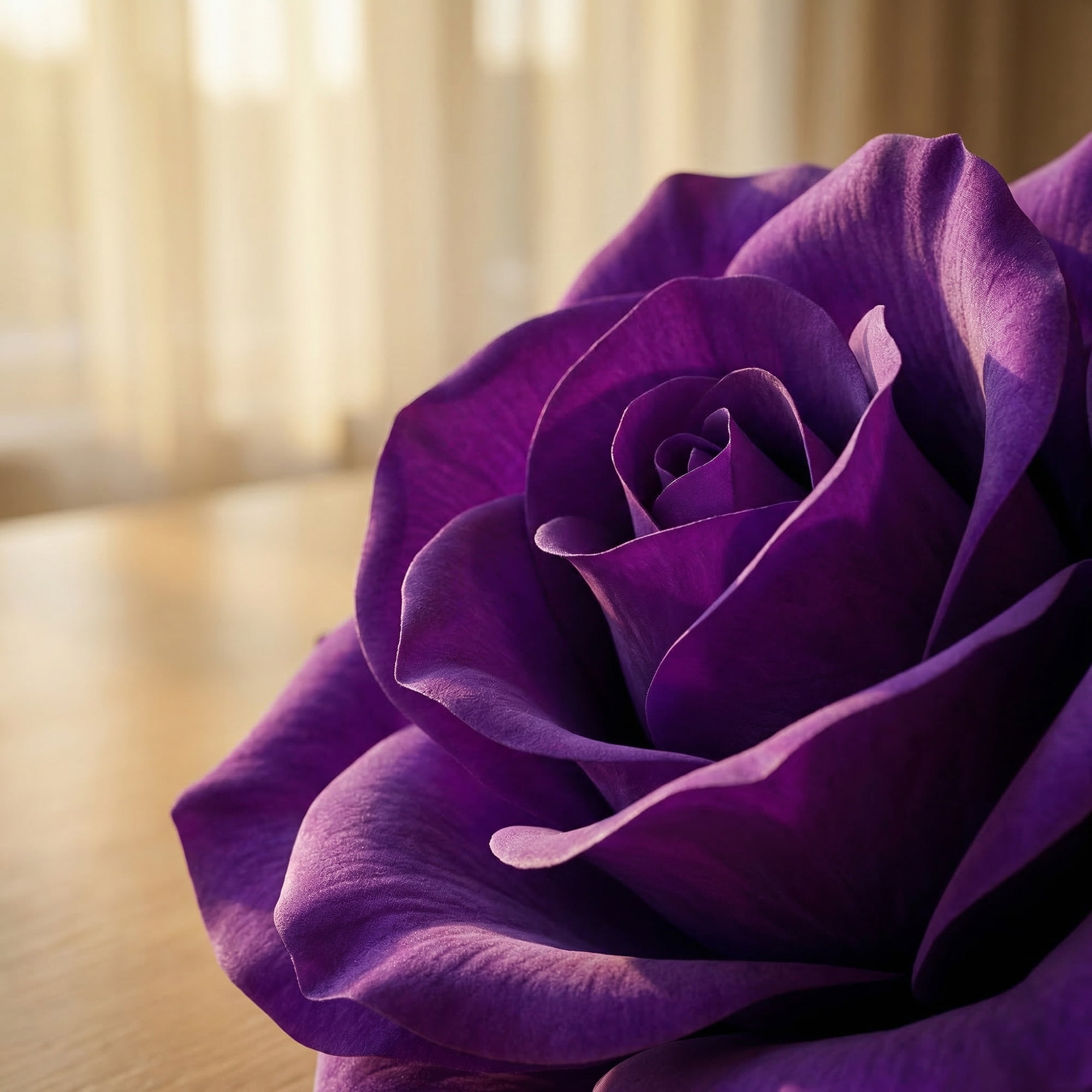 Unique Bargains Artificial Rose Bouquets Silk Flowers Purple 13.0"