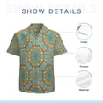 thumbnail image 7 of High Quality Hawaiian Shirts for Men Short Sleeve Aloha Beach Shirt Floral Summer Casual Button Down Shirts Blouses IKVBC2, 7 of 7