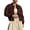 BlackRed, variant on PUWEI Women's Daisy Embroidered Cropped Short Jacket Quilted Puffer Jackets Padded Coat Outerwear