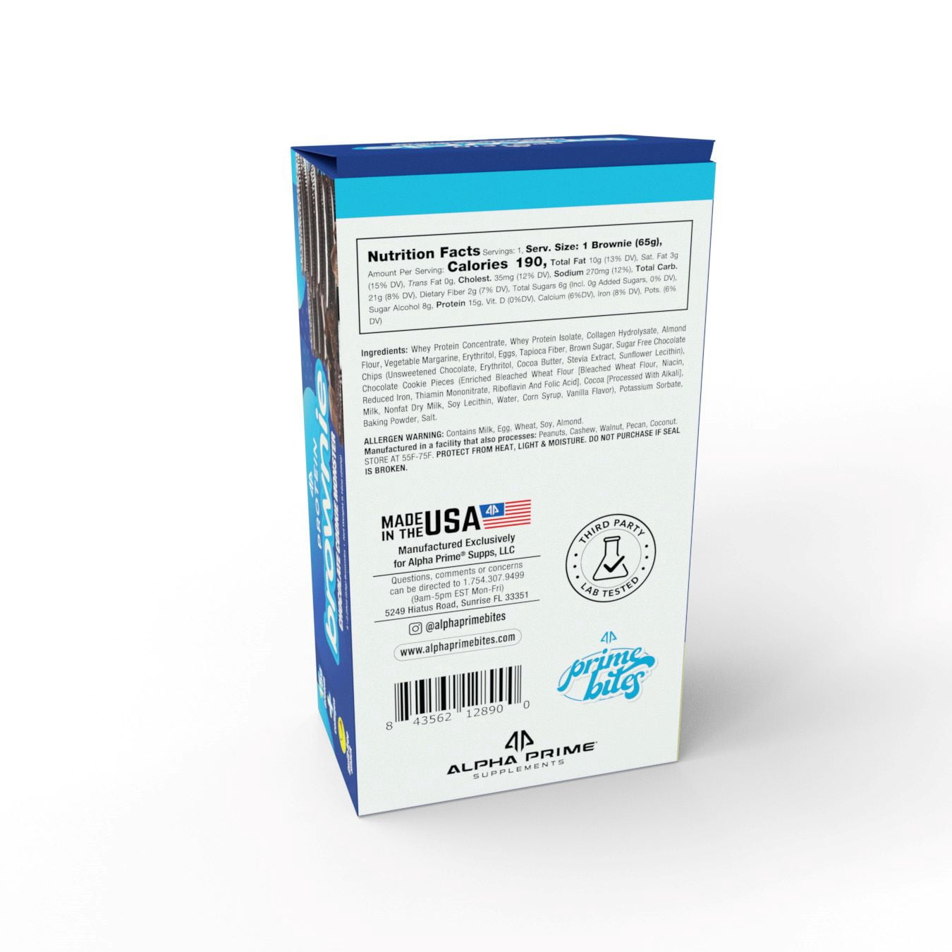 AP Supplements, Prime Bites Chocolate Cookie Monster, 4 Pk