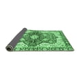 thumbnail image 2 of Ahgly Company Indoor Rectangle Abstract Emerald Green Modern Area Rugs, 3' x 5', 2 of 4