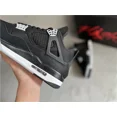 thumbnail image 4 of Air Jordan 4 Retro "BLACK CANVAS" Men's Basketball shoes DH7138-006, 4 of 6