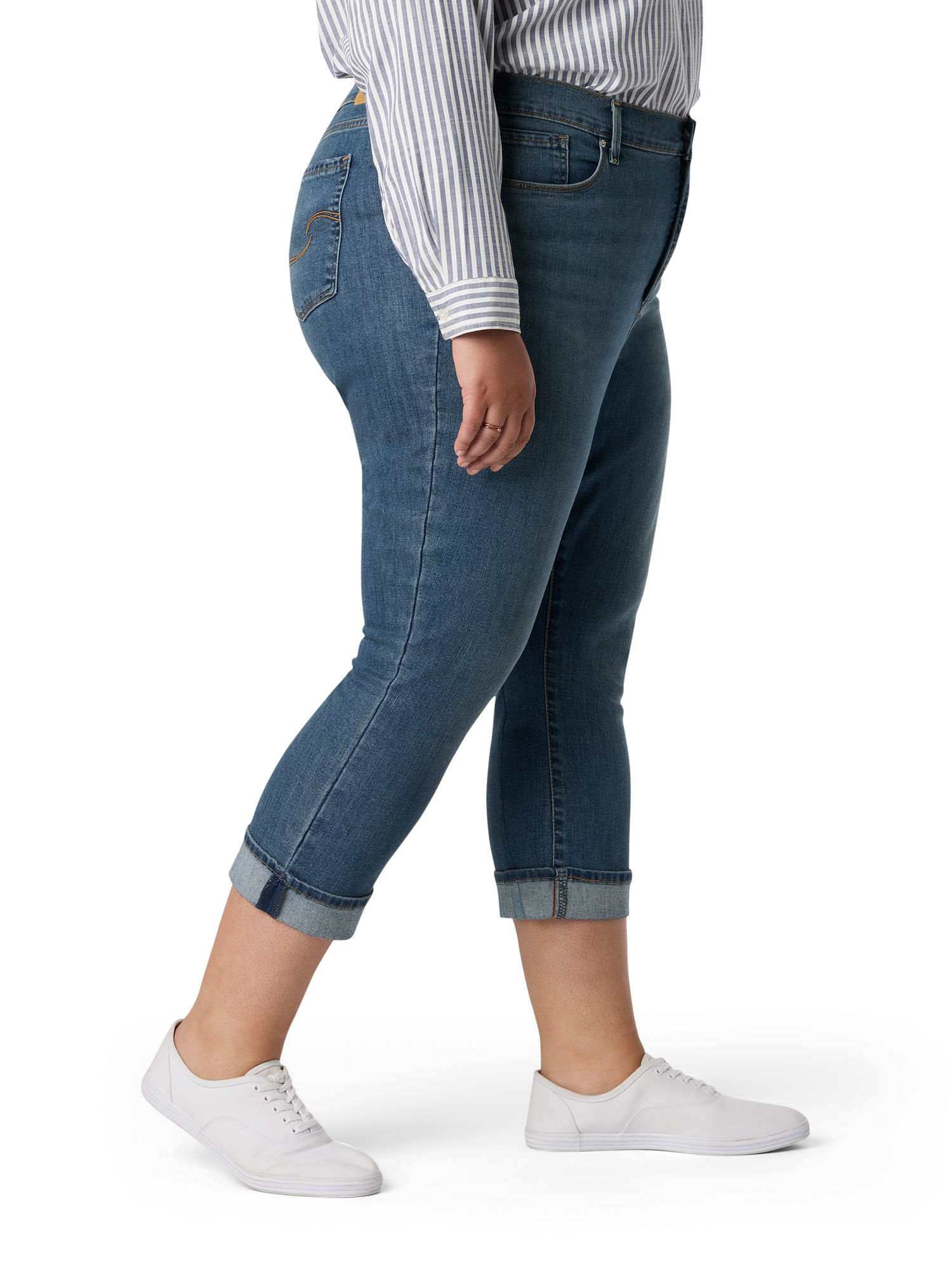 Levi Strauss Signature Women's Mid Rise Capri