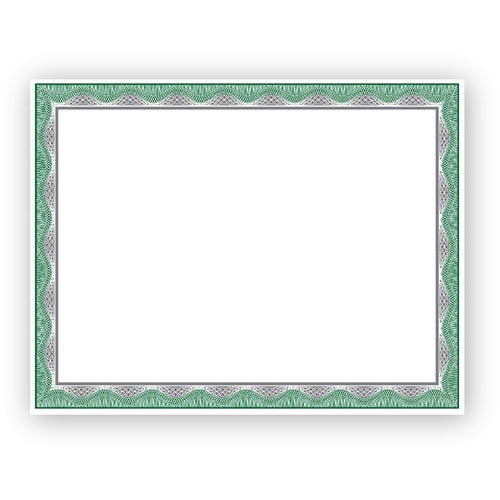 Geographics Silver Foil Award Certificates - 65 lb Basis Weight - 11 Geographics Silver Foil Award Certificates - 65 lb Basis Weight - 11