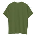 thumbnail image 3 of NAMTYQX Shirts for Women Trendy Summer Muster Plus Size Cool Crewneck Hawaiian Loose Short Sleeve Lightweight Graphic Ladies Tops and Blouses Army Green Size 3XL, 3 of 5