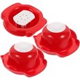 thumbnail image 4 of Protector de mano triturado para verduras trituradas protector de mano para papas trituradas artefacto triturado (rojo 3 piezas) FRCOLOR HaoMX15766166, 4 of 6