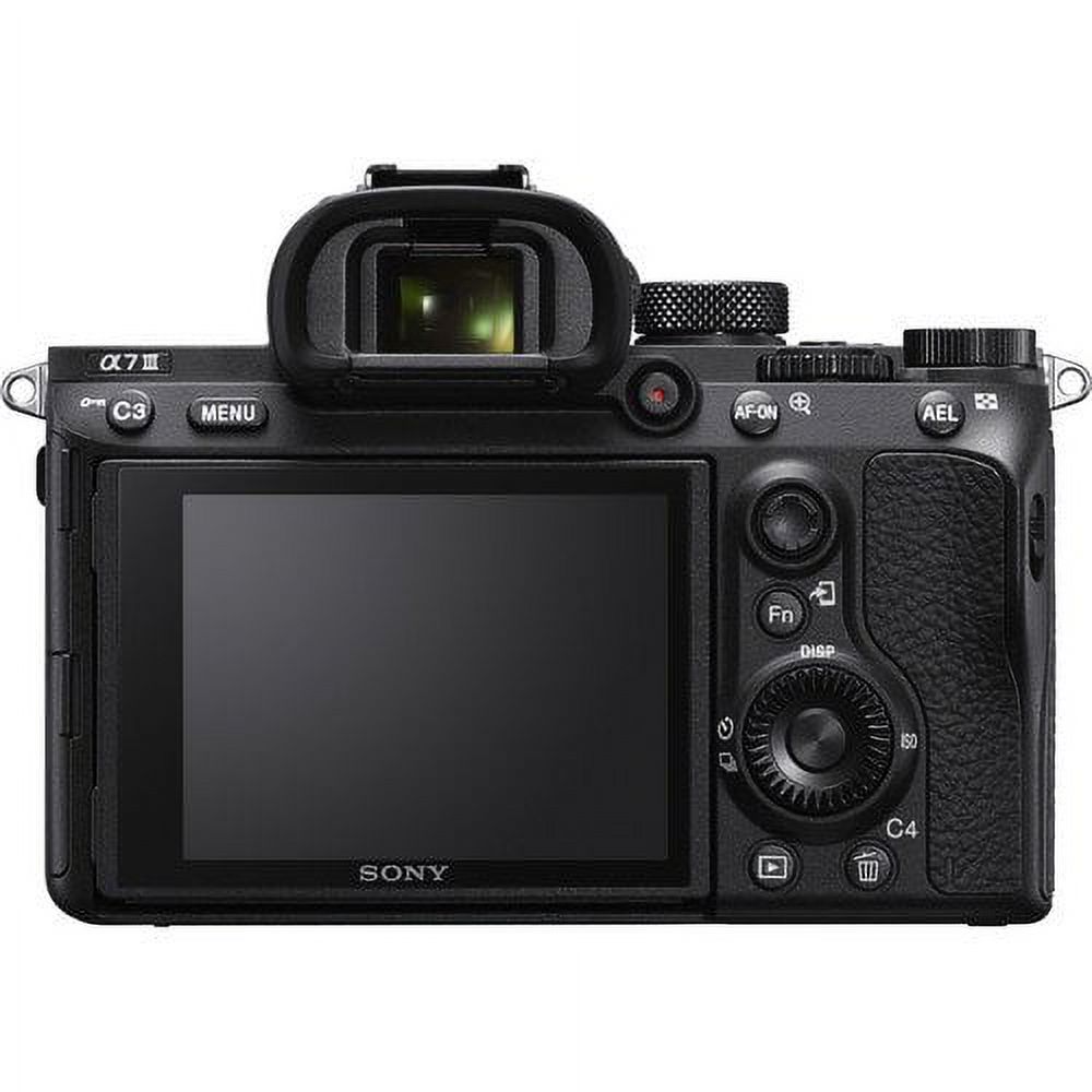 Sony Alpha a7 III Mirrorless Camera with 28-70mm Lens ILCE7M3K/B With Soft Bag, Tripod, Additional Battery, 64GB Memory Card, Card Reader , Plus Essential Accessories - image 4 of 6