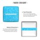 thumbnail image 5 of Fotbe Sky Blue Glitter Porta Pañuelos Decorativo de Cuero, Caja Cuadrada Moderna para Pañuelos Faciales, Organizador y Dispensador 5x5x5'', 5 of 7