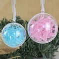 thumbnail image 5 of 40 Uds. De bolas rellenables de plástico transparente para manualidades, adornos, bolas de Navidad para decoración artesanal, 5 of 5