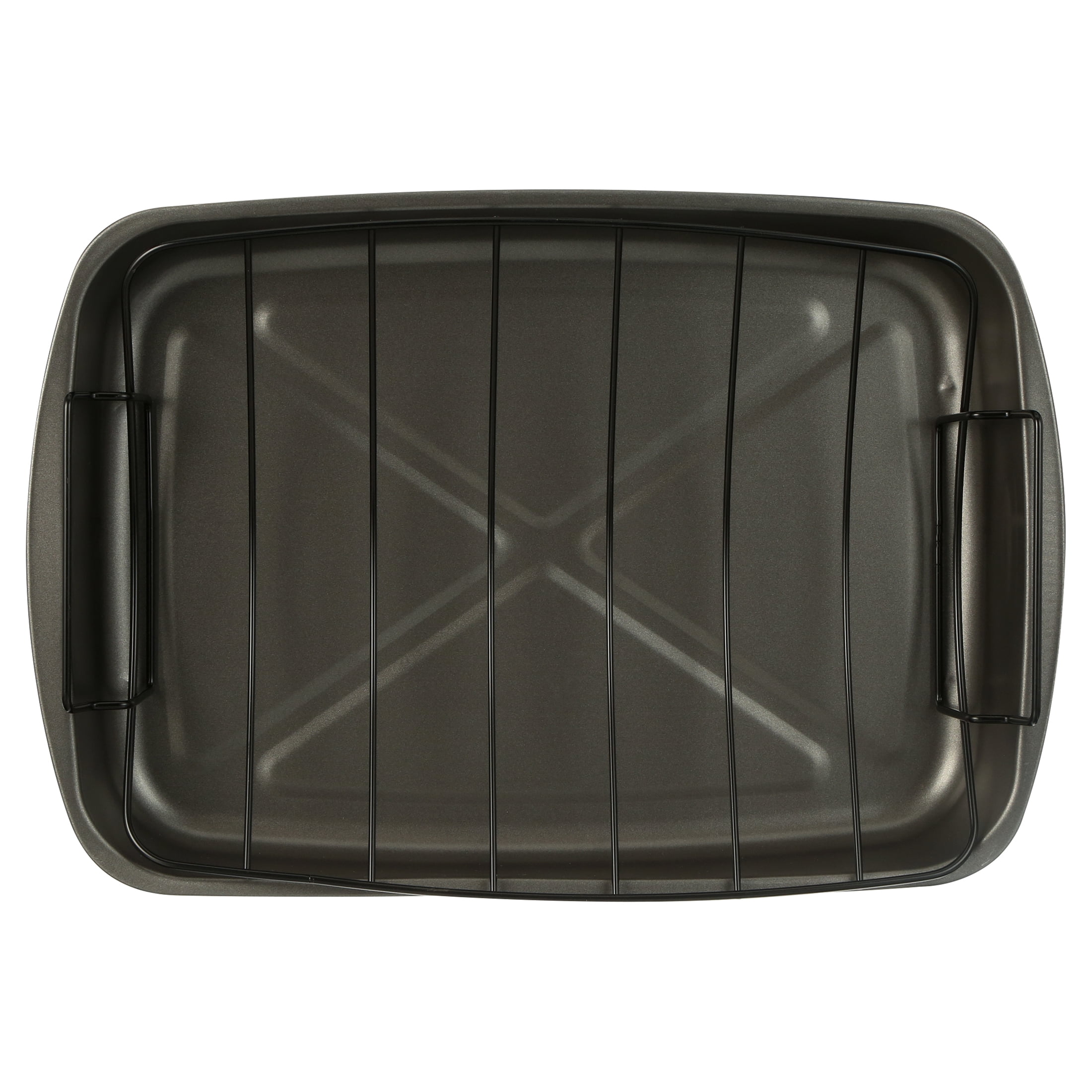 Mainstays Nonstick Roasting Pan with Rack, 2 Piece