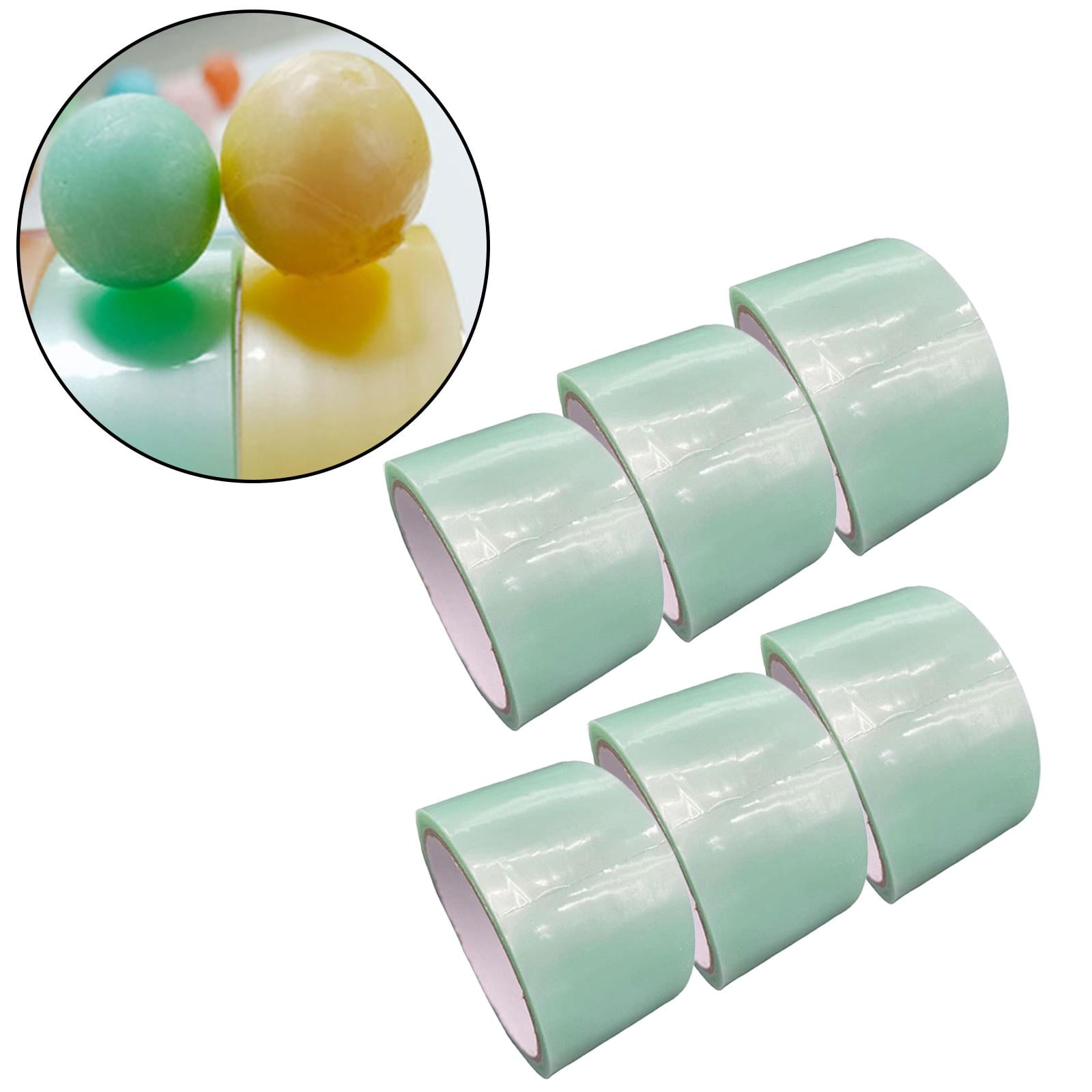 6x Creative Sticky Ball Tapes Educational Toys Colored Tapes Bulk Game Embellishment Relaxing for Supplies Kids Scrapbook Green
