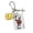 YELLOW, variant on Poker and Dice Keychain, Casino Themed Bag Charm and Key Ring