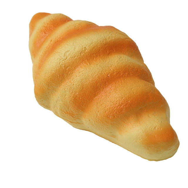 Funny Adorable Bread Portable For Cute Funny Bread Shaped Novelty Toy For Kids And Adults Soft PU Material For Home And Playful Design Rattle Games 8 Months Brain Teaser Games 10 Months Children's