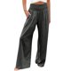 thumbnail image 1 of Pantalones harem con cintura elástica para mujer: pantalones cortos estampados con bolsillos, cintura media, elásticos, poliéster, para uso informal/fiestas, 1 of 7