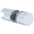 thumbnail image 4 of Abrazadera recta universal para tuberías de 18 a 25 mm, construcción en ABS cromado, soporte para riel de ducha ajustable en 360°, 4 of 8