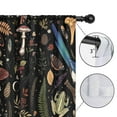thumbnail image 4 of Blackout Kids Curtains,Colorful Mushroom Sketch Light Pattern Childrens Insulated Curtains Set Of 2,Bedroom Essentials,Toddler Room Decor 42"x84", 4 of 5