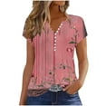 thumbnail image 2 of Pohista Womens Summer Tops Dressy Casual Tshirts Shirts for Women Graphic Summer Blouses for Women Casual Casual Tops for Women Short Sleeve orders placed, 2 of 5