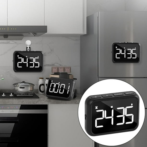 Reloj de cocina LED grande Temporizador Cronómetro Carga USB para