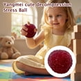 thumbnail image 7 of Sensory Squeeze Toys, Sensory Toys for Student with Autism, 3 in Red, Yangmei Textured, Silicone, Student Squeeze Toys, Relaxation Toys Adults, 1 Pc, 7 of 7