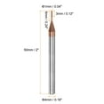 thumbnail image 2 of 2uds Cuadrado Nariz Extremo Molino 4mm Vástago 1mm x 6mm AlTiSin Recubierto Sólido Carburo 4 Flautas Extra Largo Fresado para Inoxidable, 2 of 6