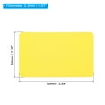 thumbnail image 2 of Unique Bargains 3.5' x 2' Blank Paper Business Cards, 180 Pack Small Index Flash Cards Words Message Note Card, Yellow, 2 of 7