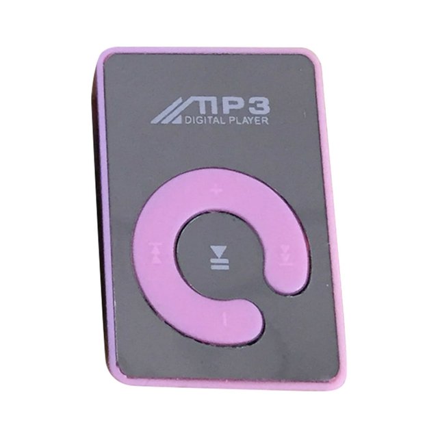 Mini MP3 Player Mirror Support TF Card Clip USB Sports Running Music Walkman for Student