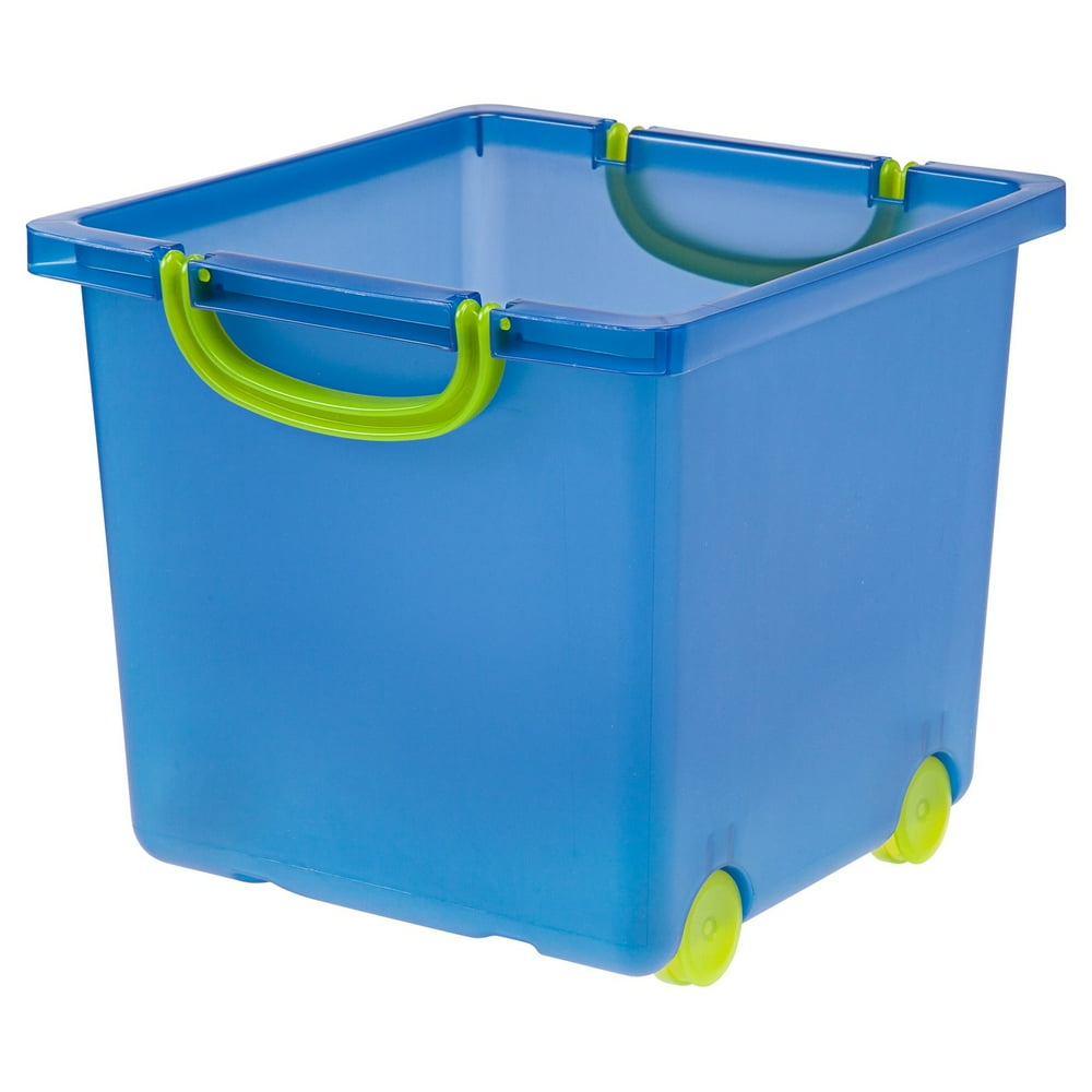 IRIS Toy Storage Box, 6 Pack, Navy Blue