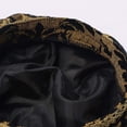 thumbnail image 5 of Bpyeka Men's Renaissance Tudor Beret Hat, Vintage Jacquard Feather Decor Medieval Costume Cap For Halloween Party Cosplay Free Size, 5 of 8