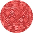 thumbnail image 1 of Ahgly Company Indoor Round Oriental Red Traditional Area Rugs, 5' Round, 1 of 4