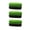 Green, variant on Pack Of 3 Microfiber Applicators Automotive Sponges Long Lasting Applicators for Professional Car Waxing & Polishing