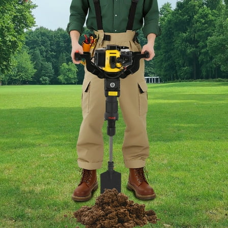 High-Power Tree Transplanter, 1250W Engine with 15.35in Connecting Rod, Large Cooling Holes for Heat Dissipation, Perfect for Gardens and Farms