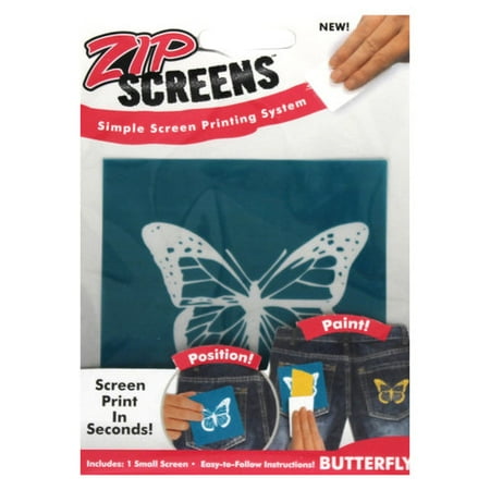 Zip Screen, Small Butterfly