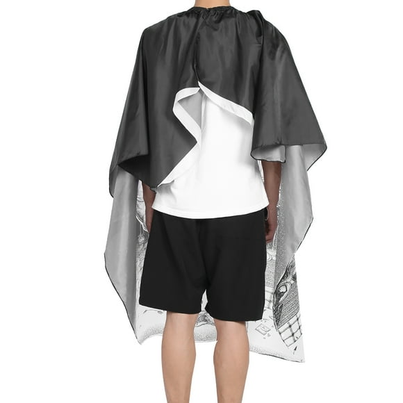 Peadrinser Delantal, 150x135 CM Barber Capa Barber Cape Belling Aver Water Aplus Con Hebilla para El Salón y Barbero