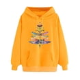 thumbnail image 2 of FRSASU Womens Oversized Hoodies Sweatshirts Long Sleeve Pullover with Pocket Fall Winter Outfits Y2k Clothes Yellow, 2 of 5