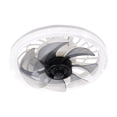 thumbnail image 4 of TISHITA Ceiling Fan with Light Adjustable Light Dia 12" for Home Dining Room Bedroom White, 4 of 8