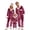 01_Wine, variant on UJNDER Family Christmas Pajamas Matching Sets Fleece Long Sleeve Cozy Holiday Festive Nightwear Outfit for Mom,01_Purple,XXL