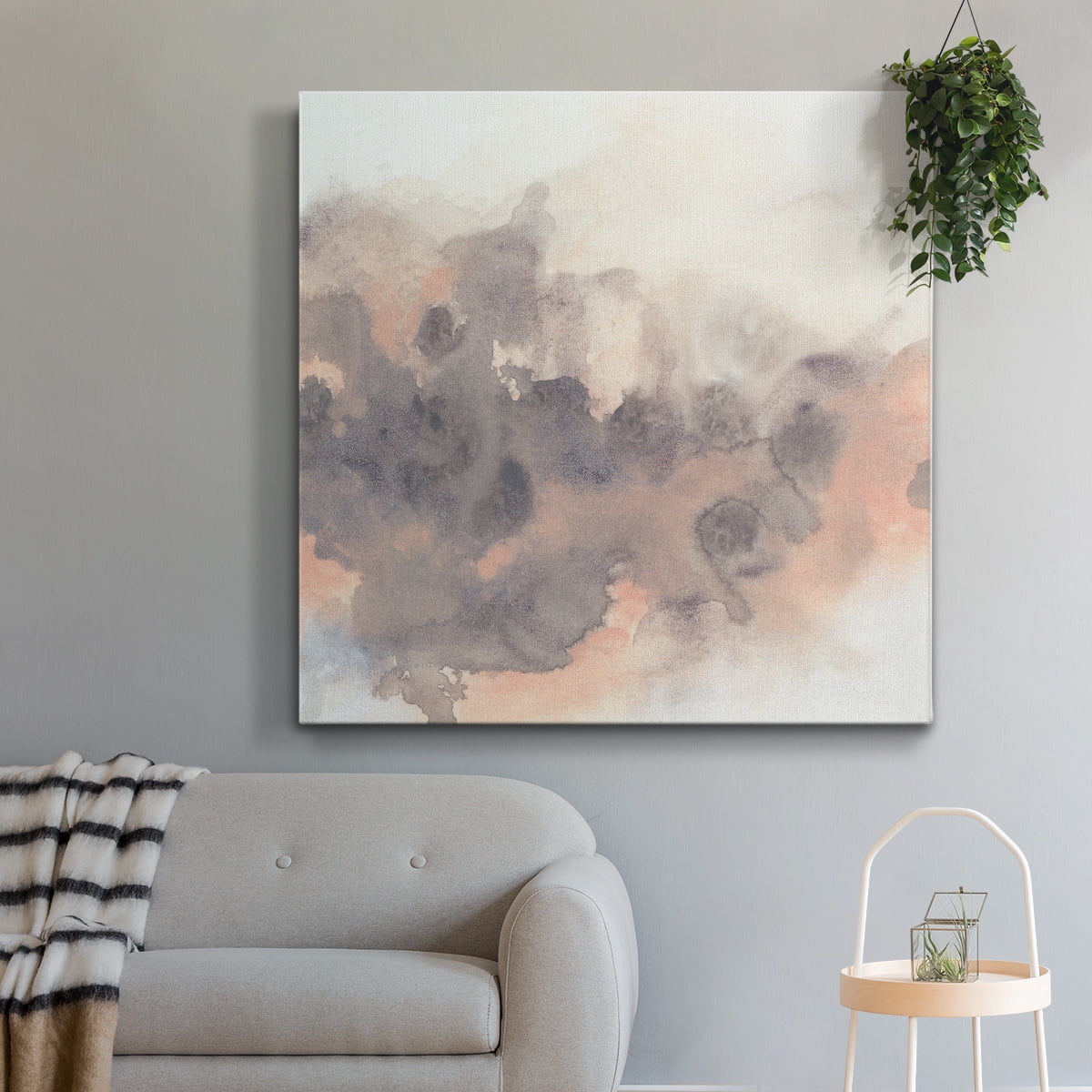 Wexford Home Smoke Surface I-Premium Gallery Wrapped Canvas, 16" x 16" - Ready to Hang