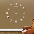 thumbnail image 2 of Reloj de pared DIY Sin marco Espejo 3D Reloj de pared Pegatinas de pared mudas grandes par Abanopi Reloj de pared, 2 of 5
