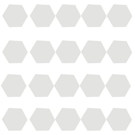 

TIERPOP 20pcs Clear Hexagon Acrylic Place Card Names for Wedding Party Event Decor Blank