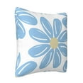 thumbnail image 2 of LNWH Decorative Pillow Covers, Flowers Bloom Square Sofa Decorative Knit Pillow Case, 12"x12", 2 of 8