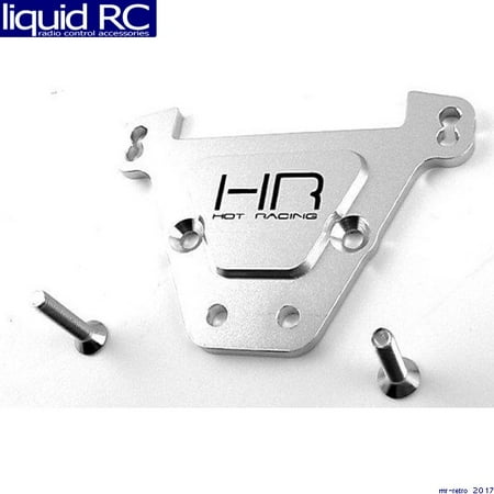 Rear Tie Bar - Hot Racing RVO13A08 Silver alum. rear bulkhead tie bars