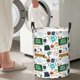 thumbnail image 5 of Balery Back To School A Cesta de ropa redonda con asas, impermeable, independiente, para ropa, juguetes, dormitorio y familia-Medium, 5 of 6