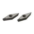 thumbnail image 3 of Minxio 2PCS VCMT1604/1103 PCD/CBN Diamond Tipped Turning Insert CNC Lathe Cutter,VCGT160402 PCD, 3 of 9