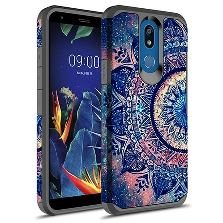 LG K40 Case,LG Solo LTE Case, LG K12 Plus Case, LG X4 2019 Case, KAESAR Slim Hybrid Dual Layer Shockproof Hard Cover Graphic Fashion Cute Colorful Silicone Skin Cover Armor Case for LG K40 (Best Women's Powder Skis 2019)