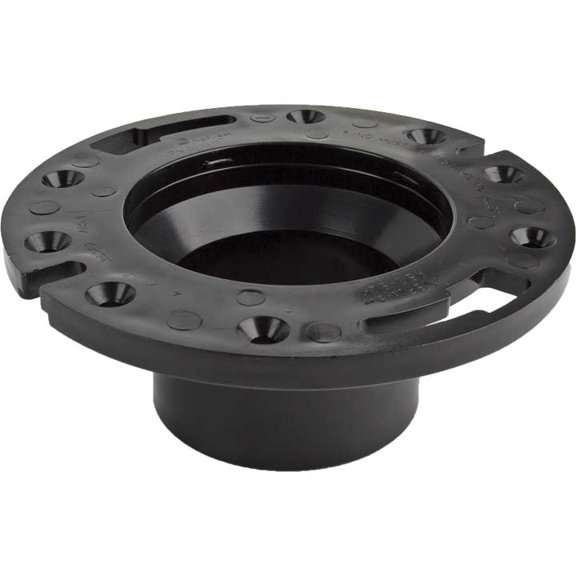 4IN X 3IN ABS SPIGOT CLOSET RING FLANGE