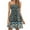 Blue, variant on Uaswgudfs ​Women's Sleeveless Strapless A-Line Dress - Floral Embroidery & Waist-Defining Midi Sundress for Casual Summer 2025 Yellow L