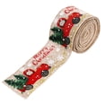 thumbnail image 2 of Decoraciones Navideñas Cinta De Impresión De Camión De Navidad Cinta De Envoltura De Árbol De Navidad Para Coronas Cestas De Regalo Yuarrent HA044207-03, 2 of 6
