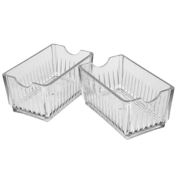 MLINS  2 Pcs Tea Organizer Bag Storage Box Portable Container Small