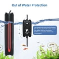 thumbnail image 4 of XZKING Aquarium Heater, Quartz Fish Tank Heater with LED Digital Display Thermostat Controller for 5-160 Gallon Freshwater Saltwater Tank(100w), 4 of 8